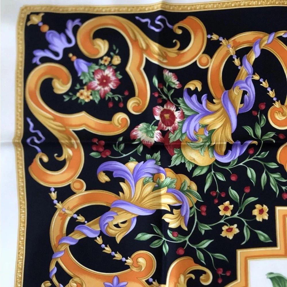 Salvatore Ferragamo New York University Silk Scarf Limited Ed. 90s VTG NWT RARE